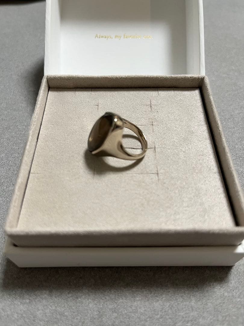 た*け様 【美品】ete エテ リキッドロウ リング スモーキークォーツ 9