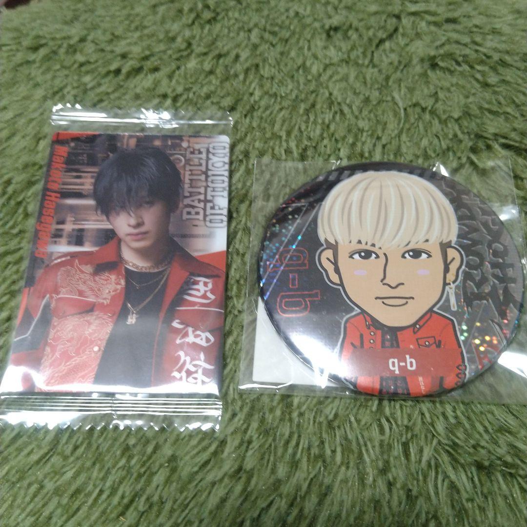 BATTLE OF TOKYO 長谷川慎q-b 缶バッジメタリックカードセット - メルカリ