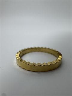 K18ゴールド 波形エッジリング1.26g 9号 楽天市場】【Nude Plate Ring / X Wide】 K10/K18/Pt900 平打ち 地金