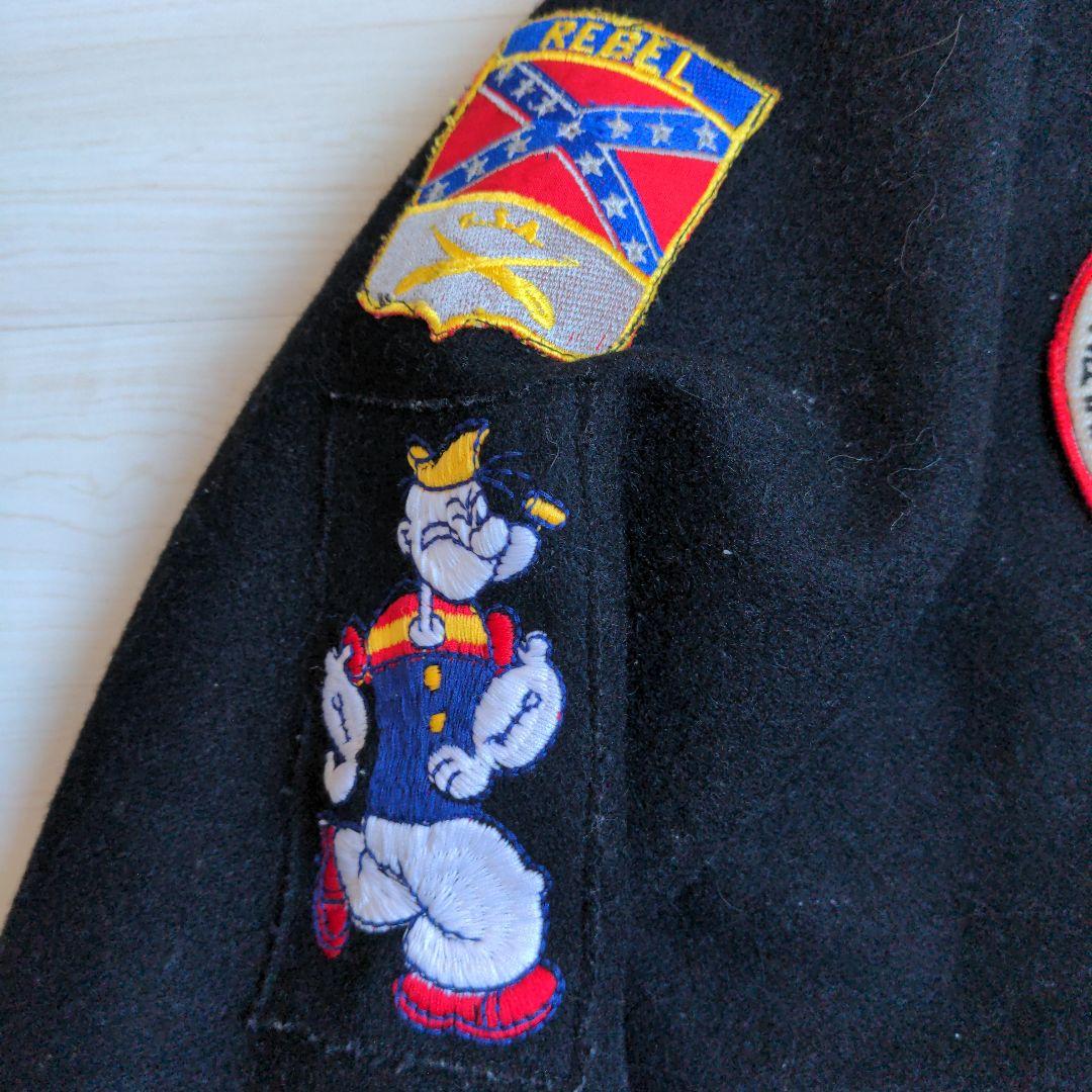 80s US.ネイビー ツアージャケット スーベニアジャケット ベトジャン