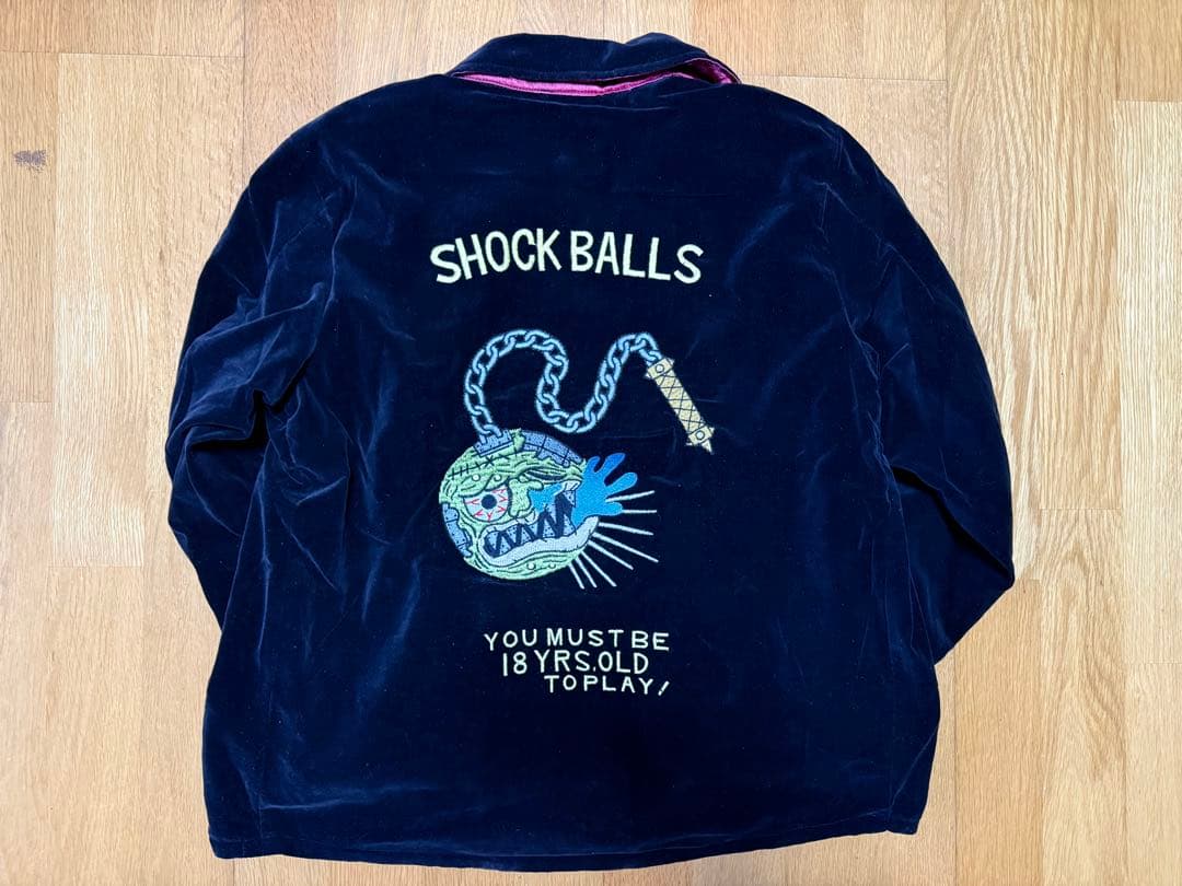 RAT LAND マッドボールスーベニアJKT 販売店限定】マーブル ブラック×ブルー 5号球 ラバー 85-117J