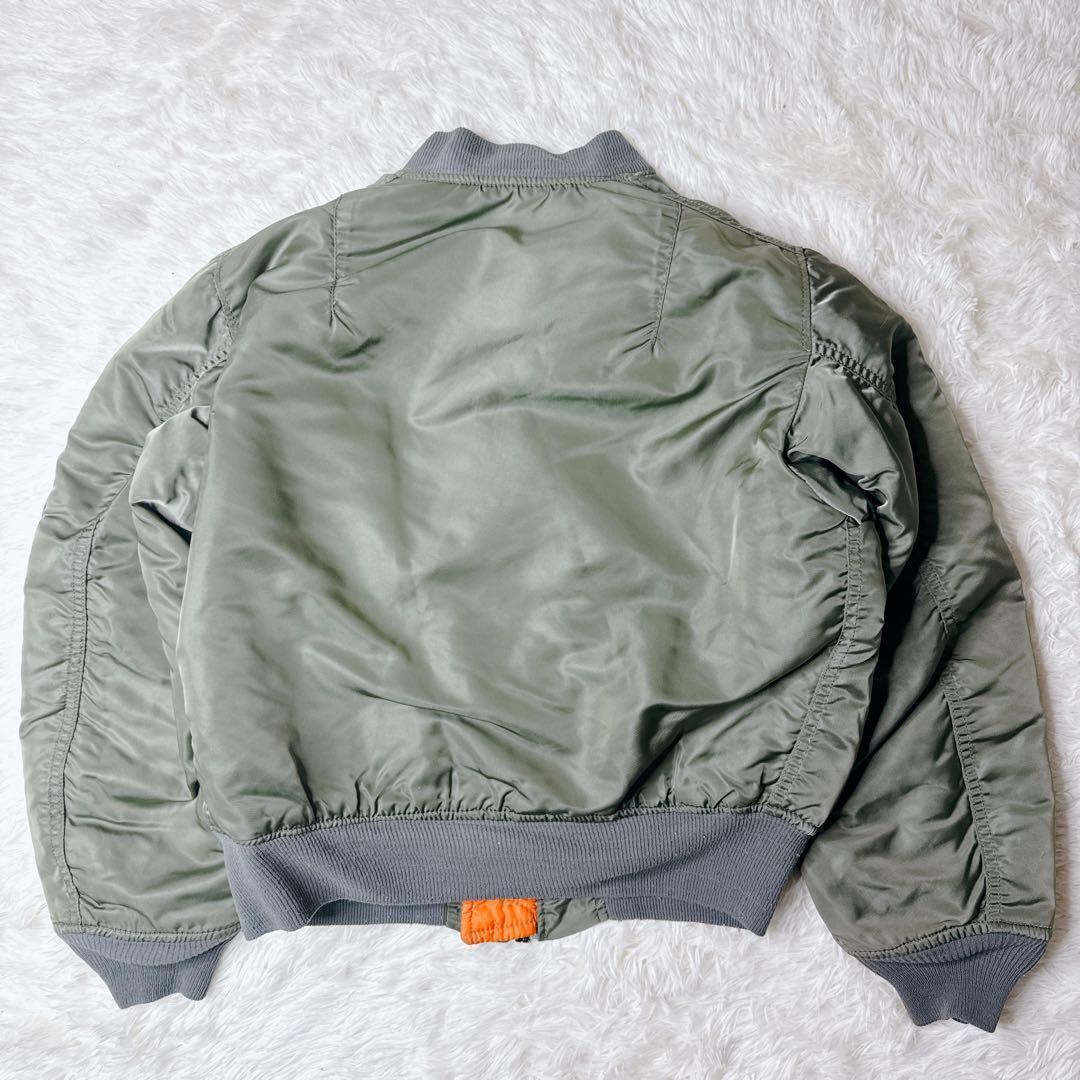 アルファ MA-1 カーキ M 80s IDEAL USA製 短丈 y2k - メルカリ