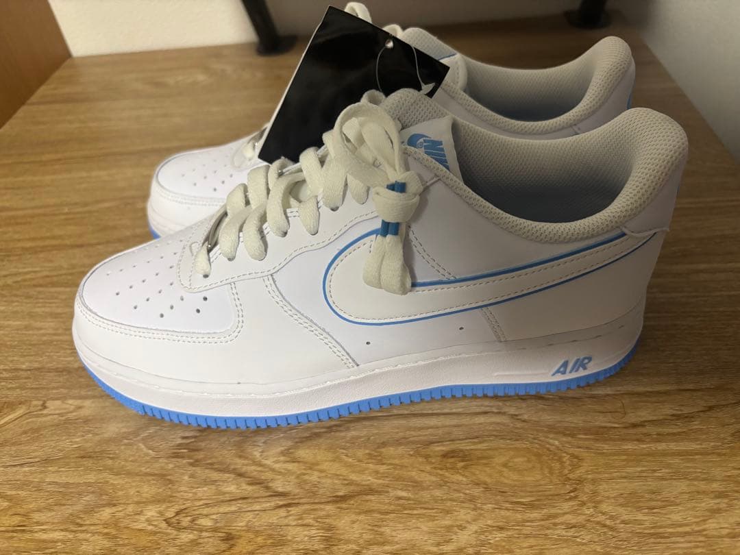 Y2234　NIKE エアフォース1 新品 未使用 26.5cm 白 水色