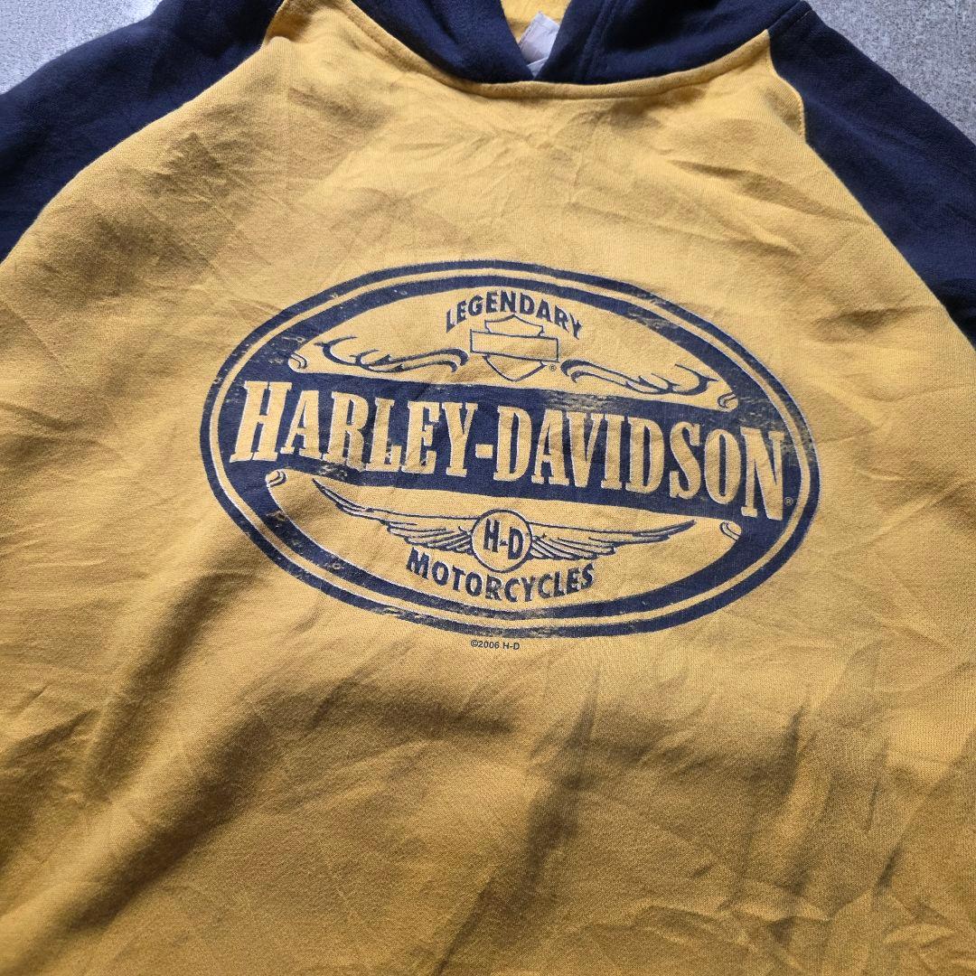 HARLEYDAVIDSONハーレースウェットパーカーラグランマスタードイエロー