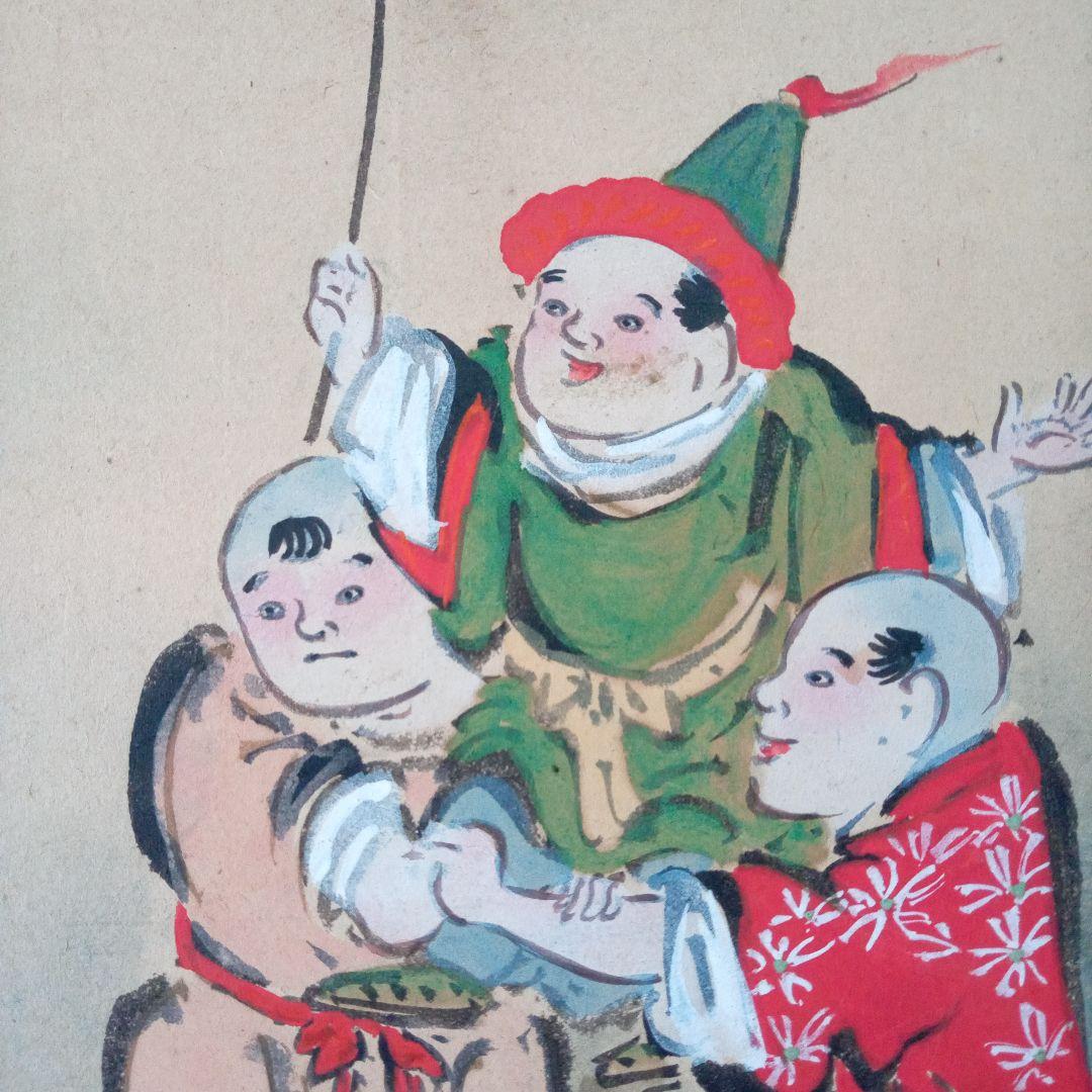 骨董　屏風　唐子　唐子遊図　雛祭り　お雛様　桃の節句　古玩　古美術　肉筆 唐子遊図 文化遺産オンライン