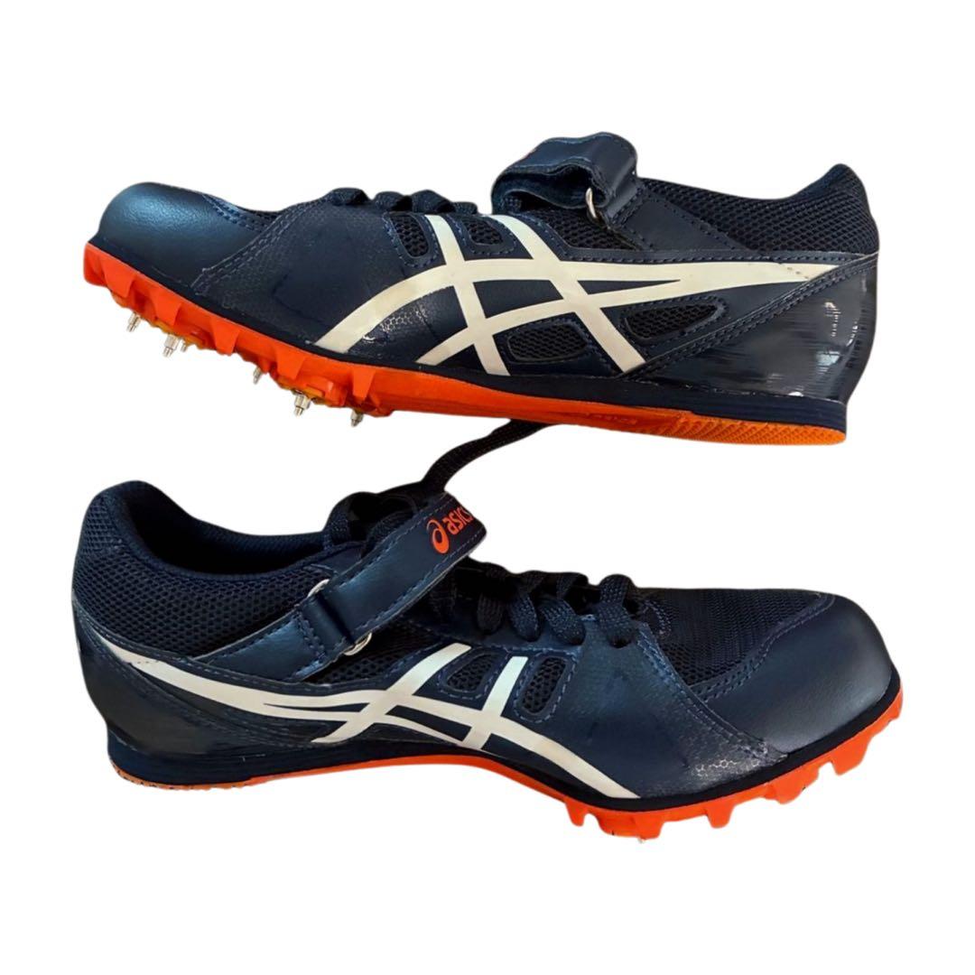アシックス 短距離用　スパイク　23.5cm ネイビー　トラック用　土兼用