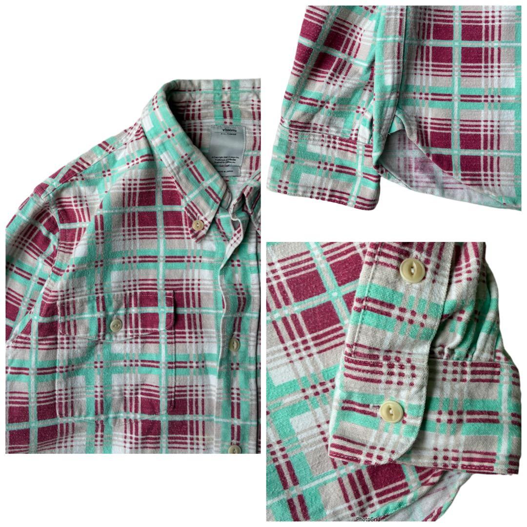 VISVIM ビズビム 16ss チェック フランネル シャツ ジャケット 2
