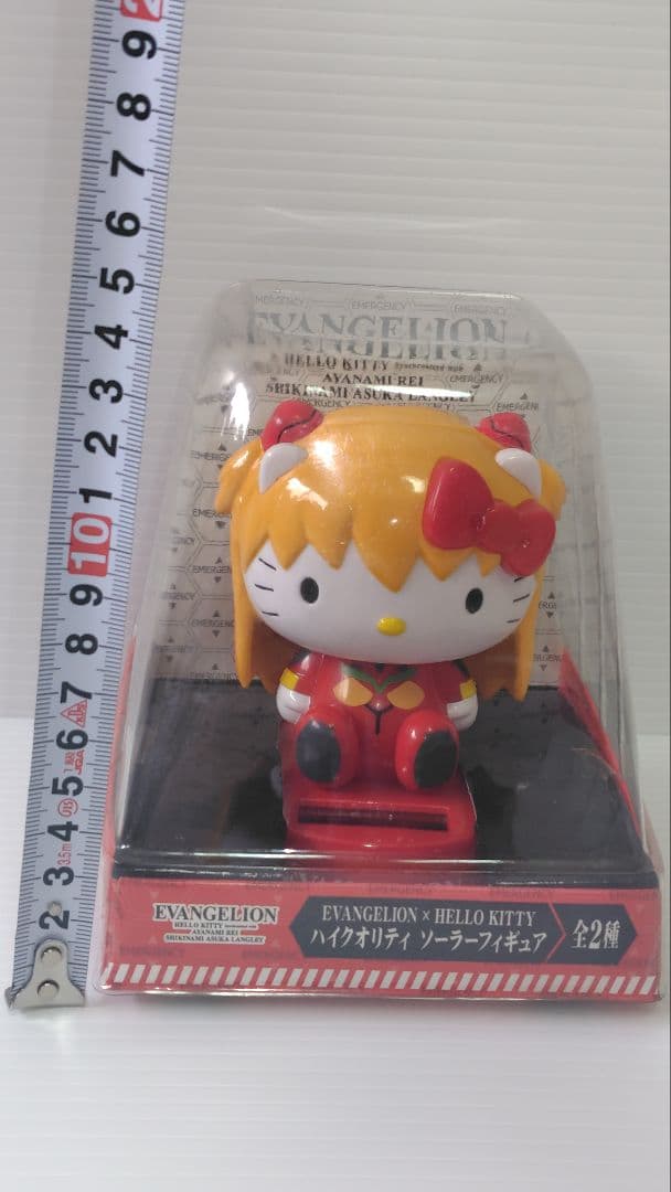 希少！　 ハローキティ　エヴァ ハイクオリティ ソーラーフィギュア アスカ