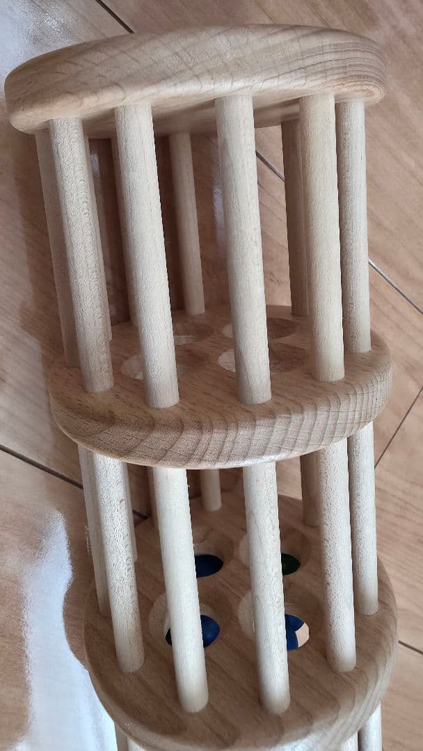 NIC ニック社 ドラム玉落とし Rassel-turm 木製 ガラガラ - メルカリ