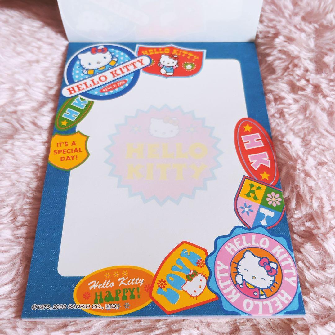 希少レア　ハローキティ　平成レトロ　メモ　レターセット　封筒　2001 2004