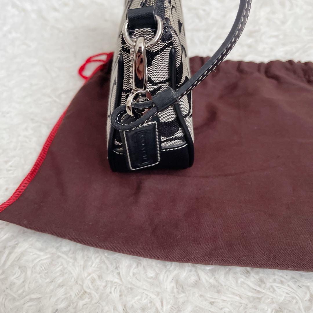 COACH コーチ アクセサリーポーチ キャンバス 黒 6094 - メルカリ