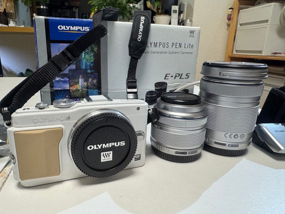 OLYMPUS PEN Lite E-PL5 ホワイト - メルカリ