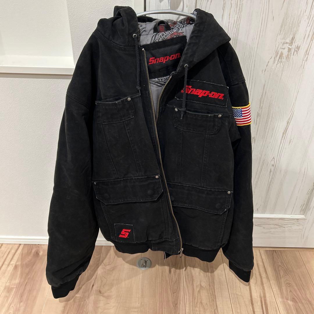 Snap-on ブラック ジャンパー・ブルゾン - メルカリ