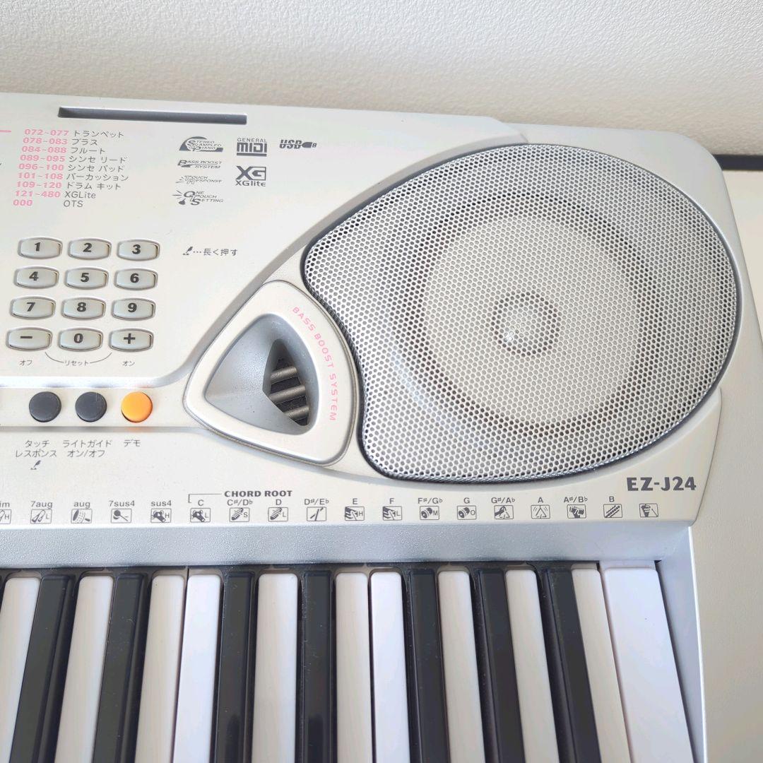 極美品 YAMAHA EZ-J24 ヤマハ 電子キーボード 電子ピアノ - メルカリ