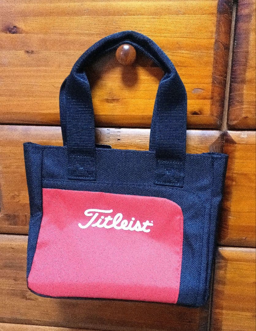 Titleist 小型トートバッグ 黒/赤 - メルカリ
