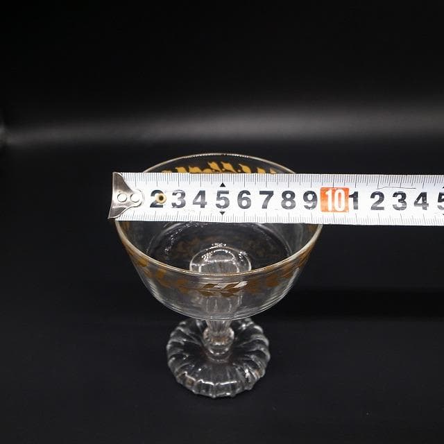 エミール・ガレ 金彩装飾 オリーブ文様 シャンパンカップ - メルカリ