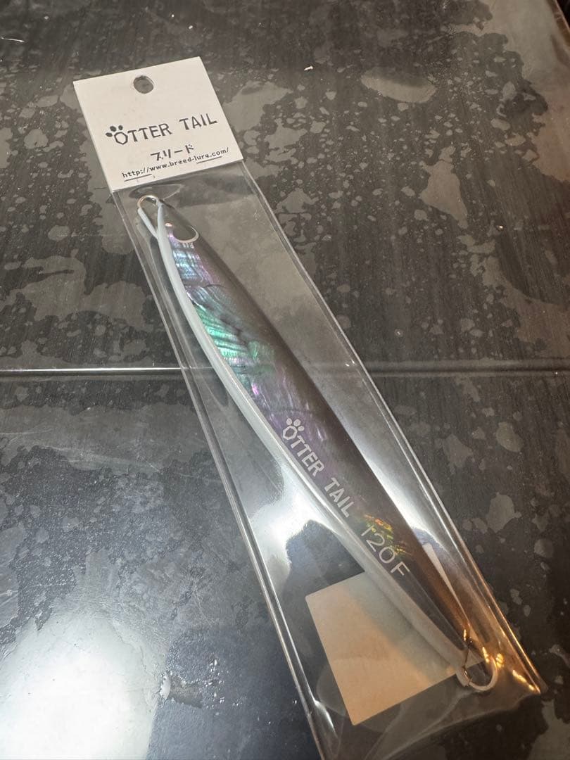 希少品】オッターテイル メタルジグ アワビ 南洋貝GB 120g BREED