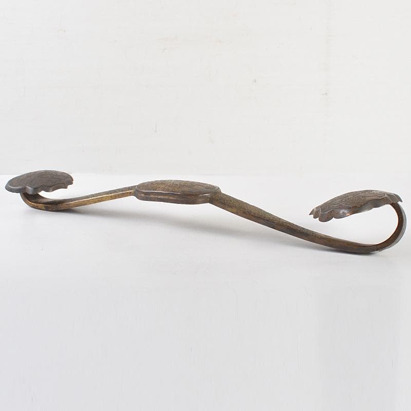 中国 古銅 山水人物文刻 如意 U R6753 - karlan-architects.com