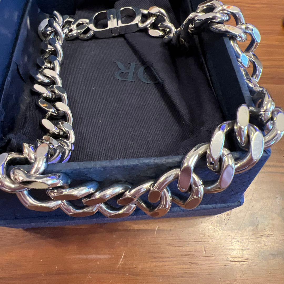 極美品☆箱付き】ディオール CD アイコン チェーンリンク ネックレス