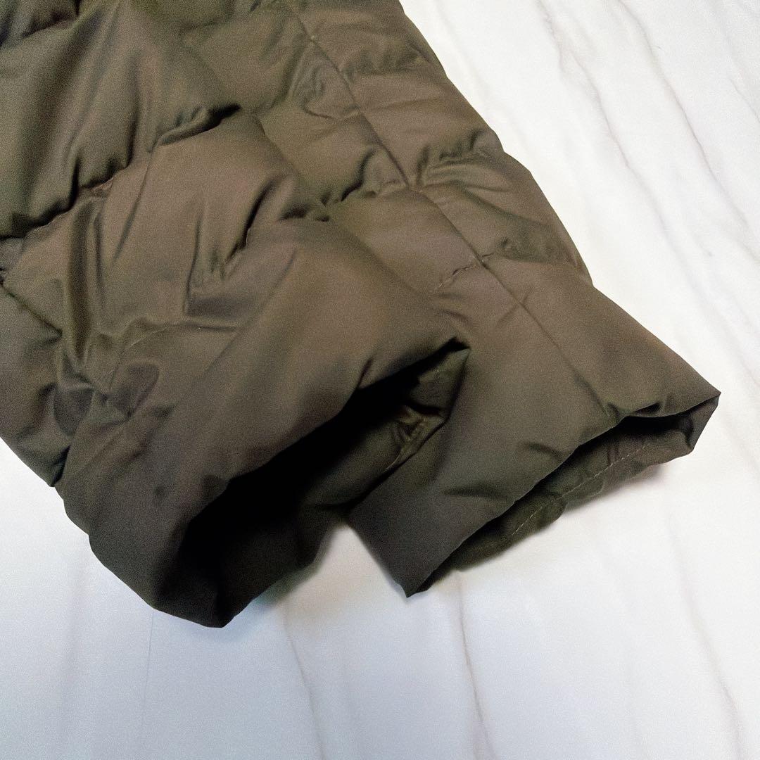 《美品》モンベル トラベルダウンロングコート ブラウン 2way Sサイズ