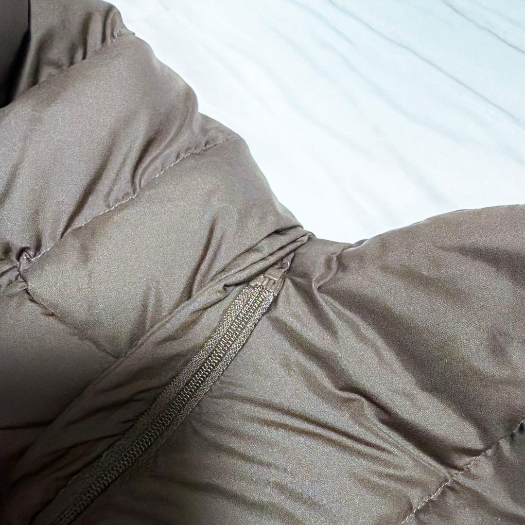 《美品》モンベル トラベルダウンロングコート ブラウン 2way Sサイズ