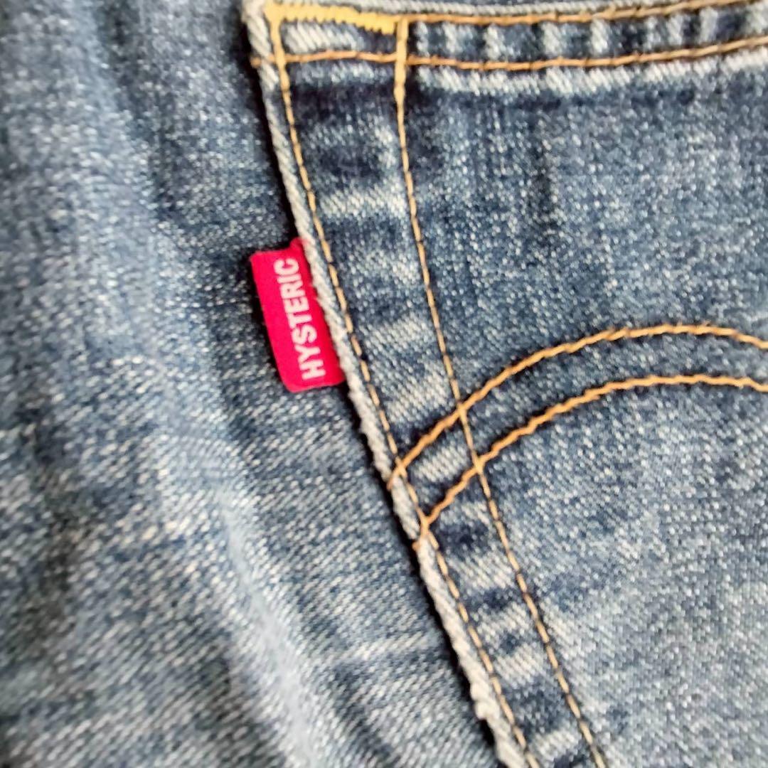 90s 初期 ヒステリックグラマー ツギハギデニム ウミヘビ S フレア y2k