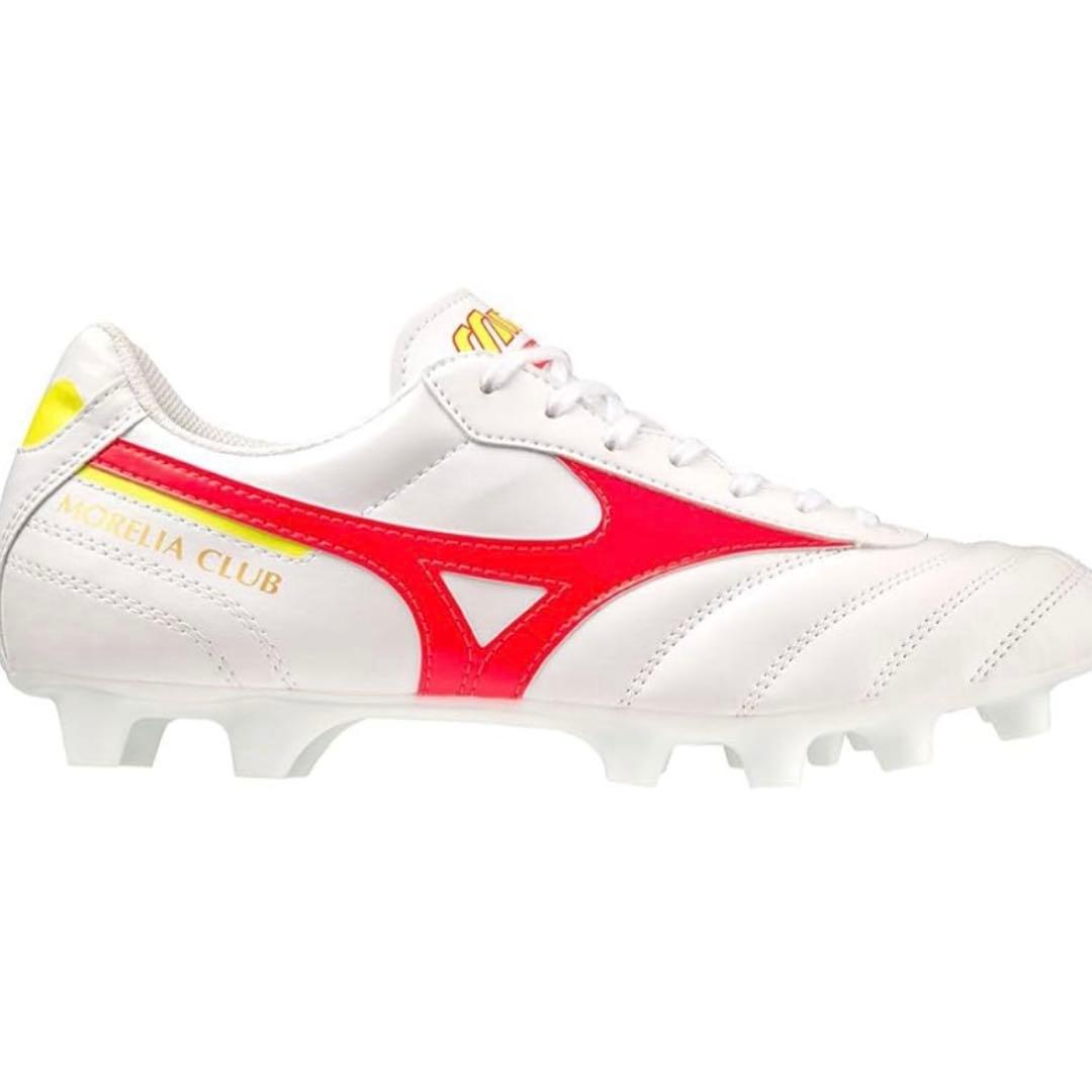 Mizuno Morelia Club サッカーシューズ　　26.0 Mizuno Morelia II 2 Club White Black Red Men Soccer Spikes Cleats