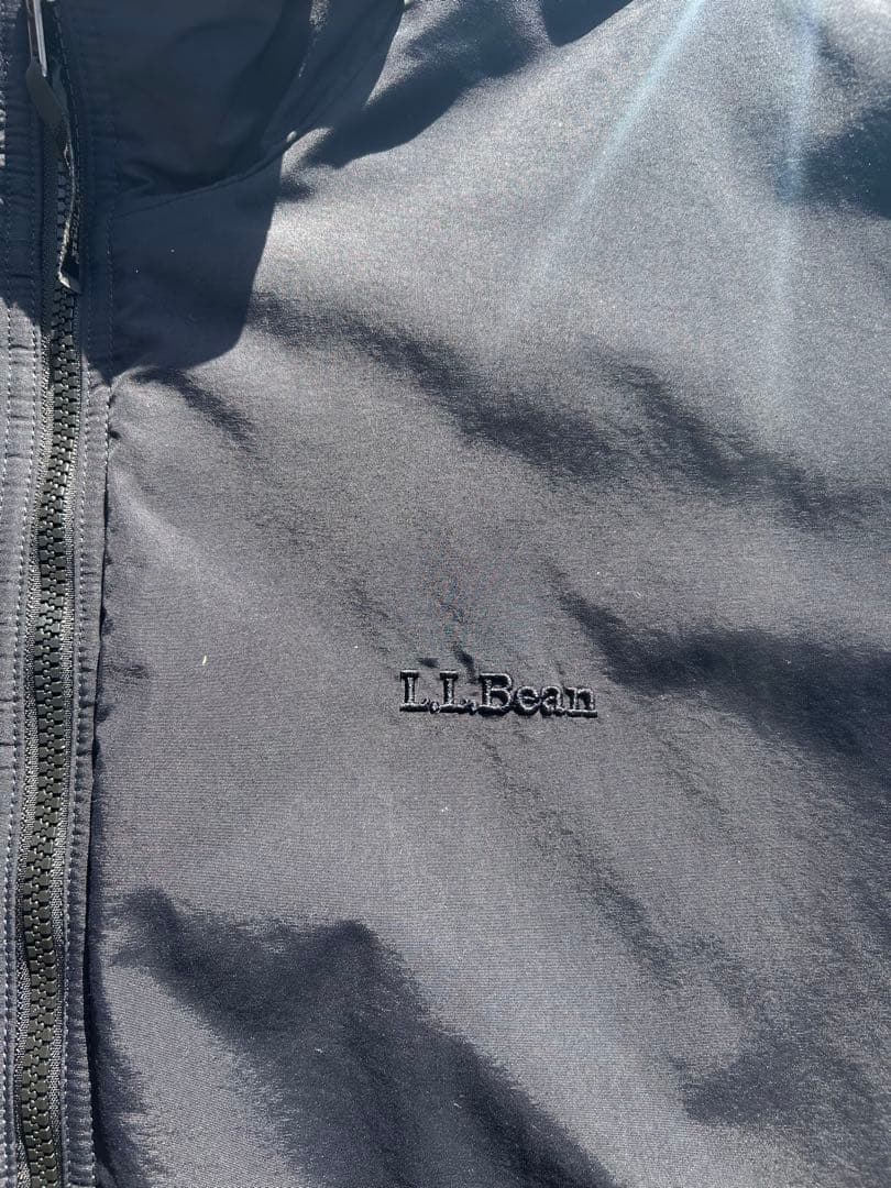 L.L.Bean warm-up jacket black 黒