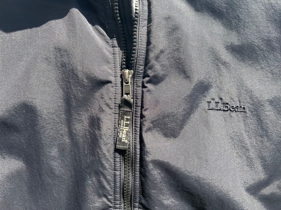 L.L.Bean warm-up jacket black 黒