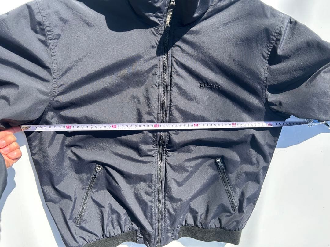 L.L.Bean warm-up jacket black 黒