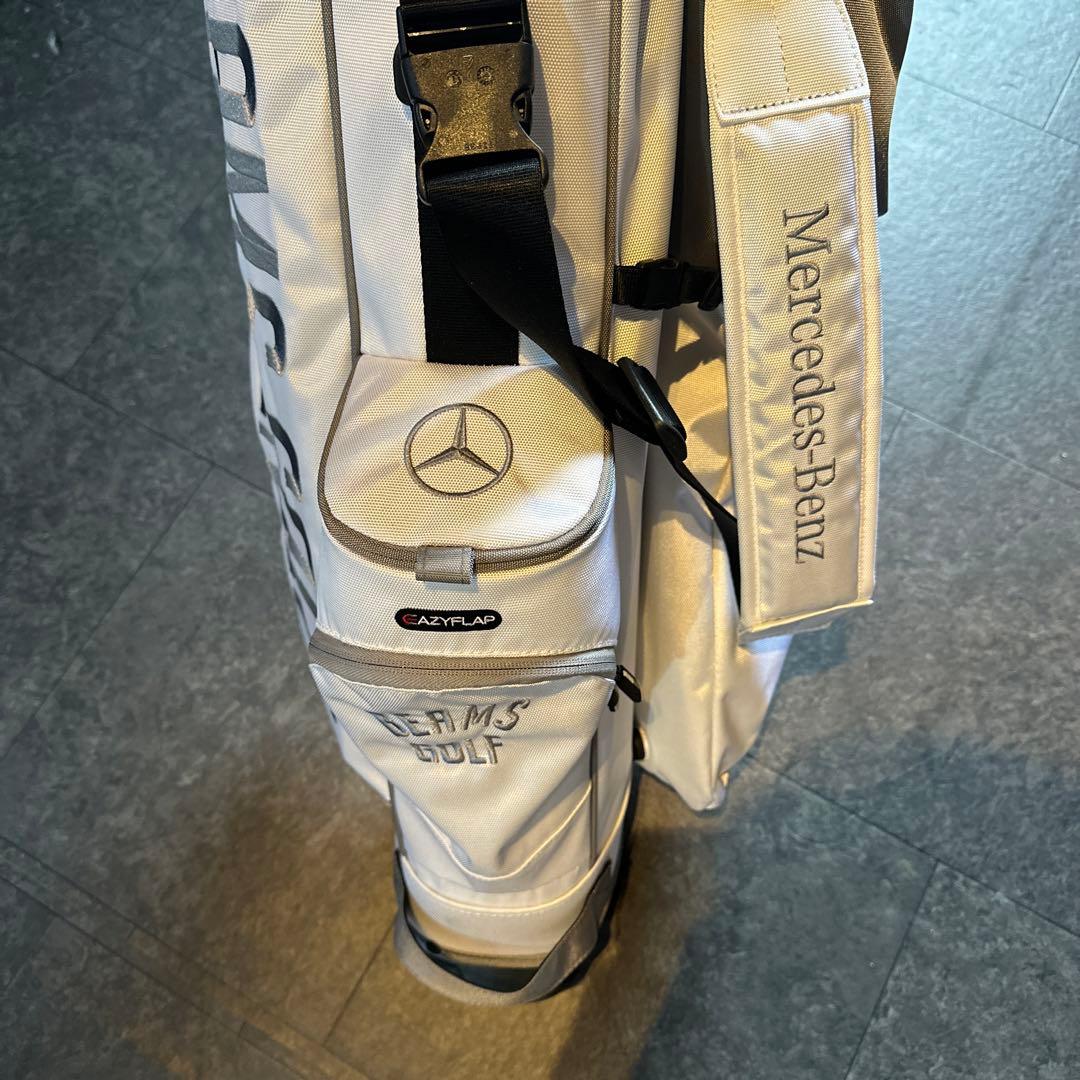 な*お様 BEAMS GOLF キャディバッグ ホワイト Mercedes-Beな*お様 BEAMS