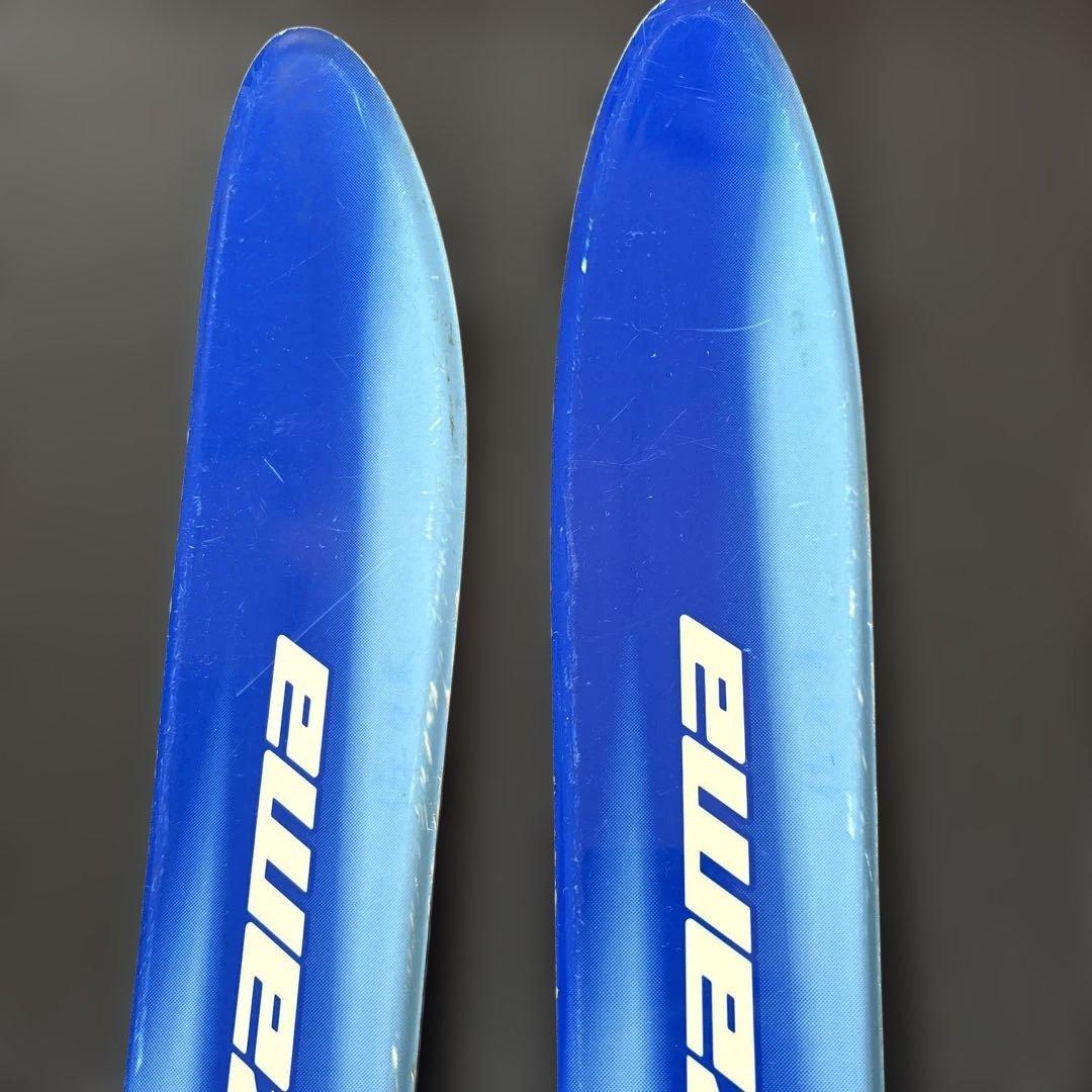 Kazama ジュニア スキー板 130cm ビンディング付 ストック付 - メルカリ