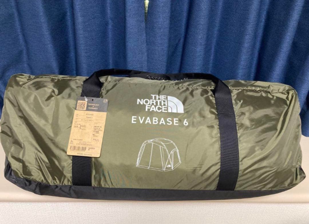 新品未使用 ノースフェイス エヴァベース6 ニュートングリーン - メルカリ