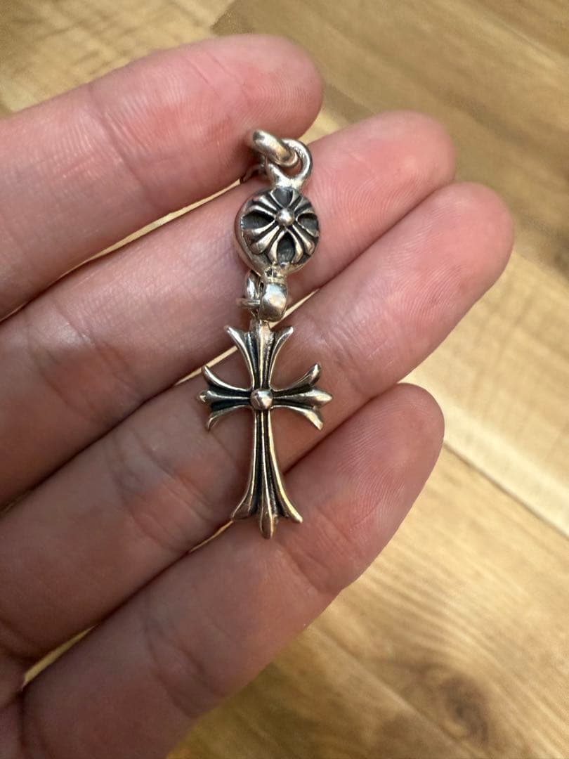 シルバー925 十字架 ネックレス シルバー925 クロスネックレス シルバー 細身 6面カット ダブル喜平