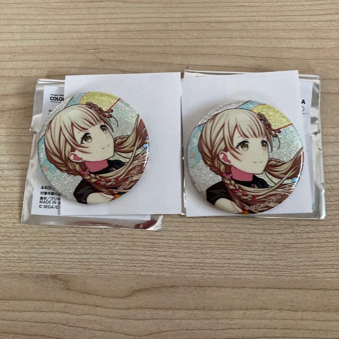 プロセカグリッター缶バッジイベントイラストコレクション16A小豆沢こ