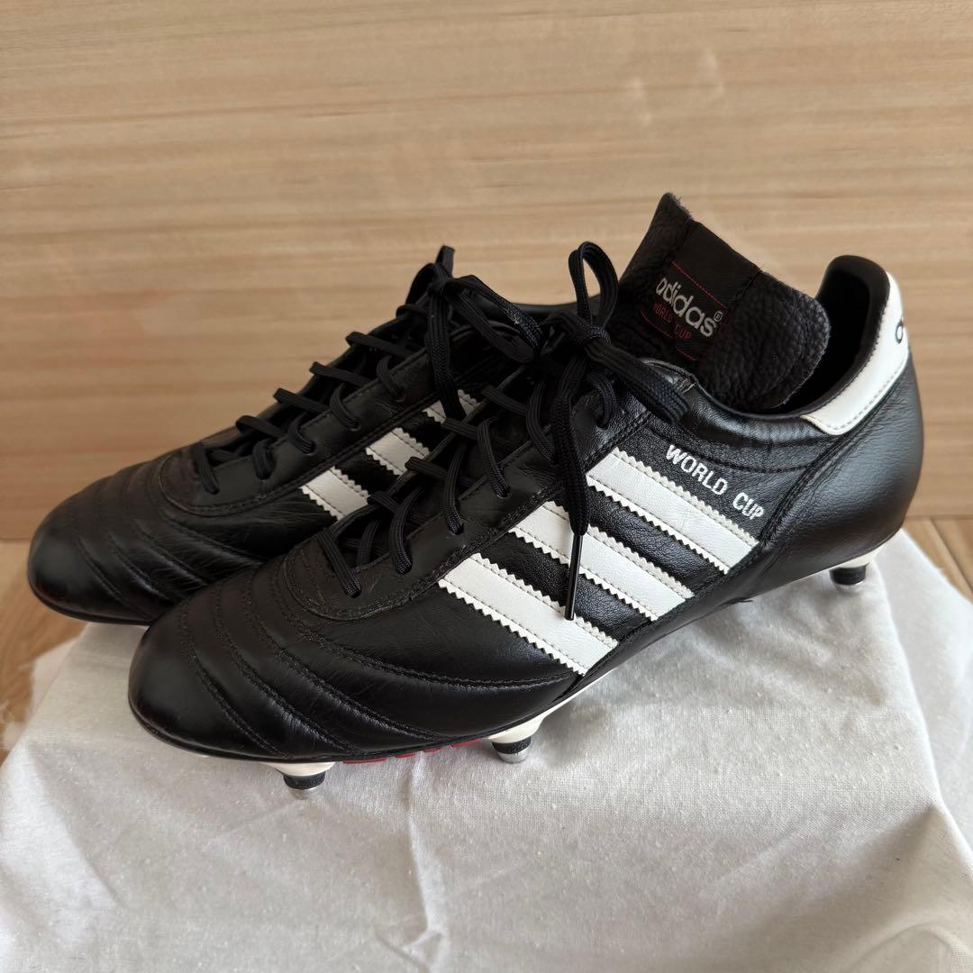 adidas WORLD CUP スパイク ブラック/ホワイト Buy Adidas World Cup Leather SG Made in Germany 'Black White