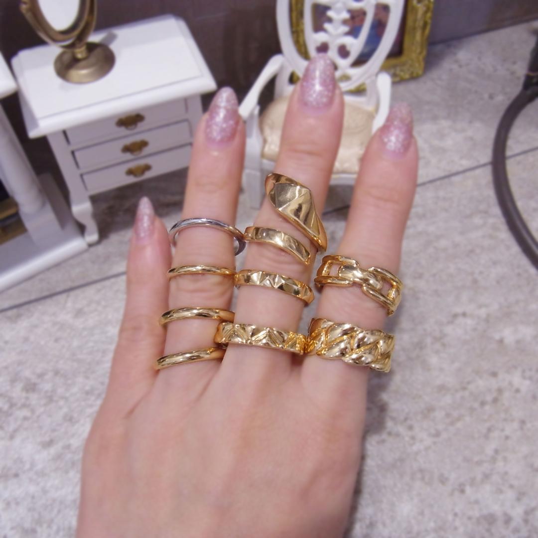 第二弾‼️【Q】K18　13号　2.31ｇ　地金リング