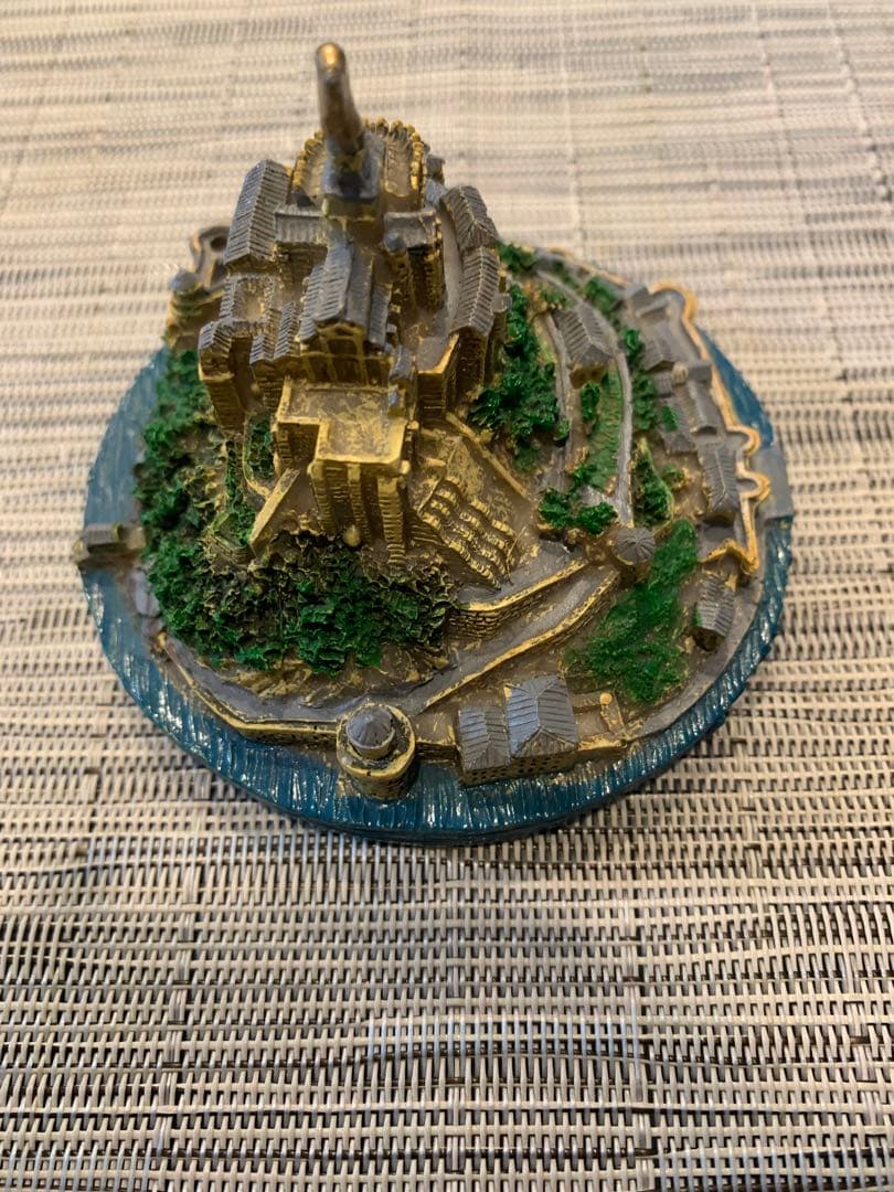 モンサンミッシェル 世界遺産 フランス ミニチュア 置物 アンティーク