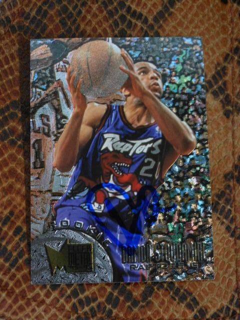 NBA新人王デイモンスタウダマイアーFLEERLサイン入りルーキーカード ニューストピックス】新人王カーツの「デビューパッチサイン」カードは