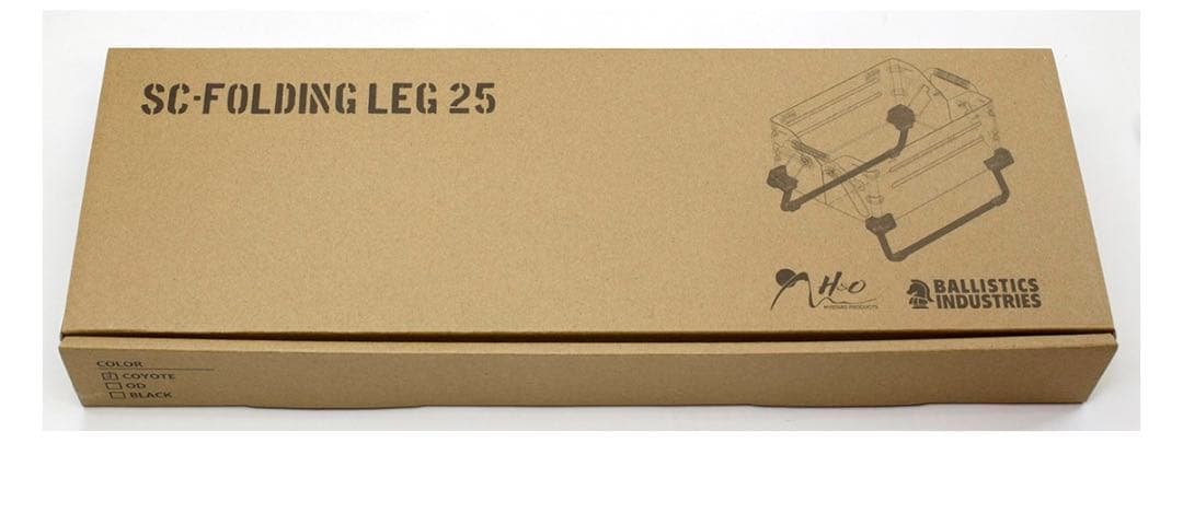 新品未使用　Ballistics × H&O シェルコンレッグ 25用 ブラック H&O×BALLISTICS シェルコンレッグ25【特典：送料無料】 | outdoor MIL's