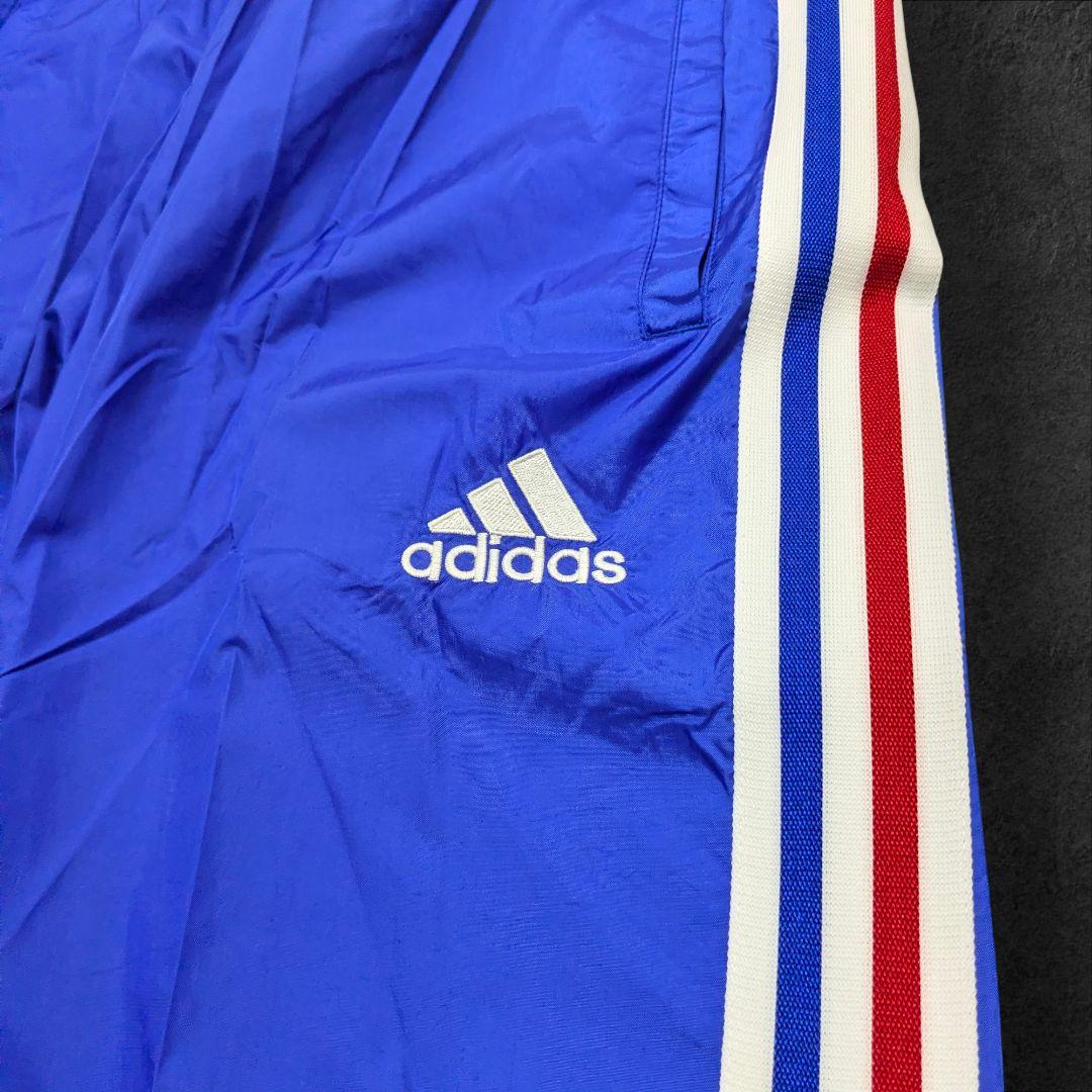 美品】00s adidas ピステ セットアップ ブルー ドローコード y2k