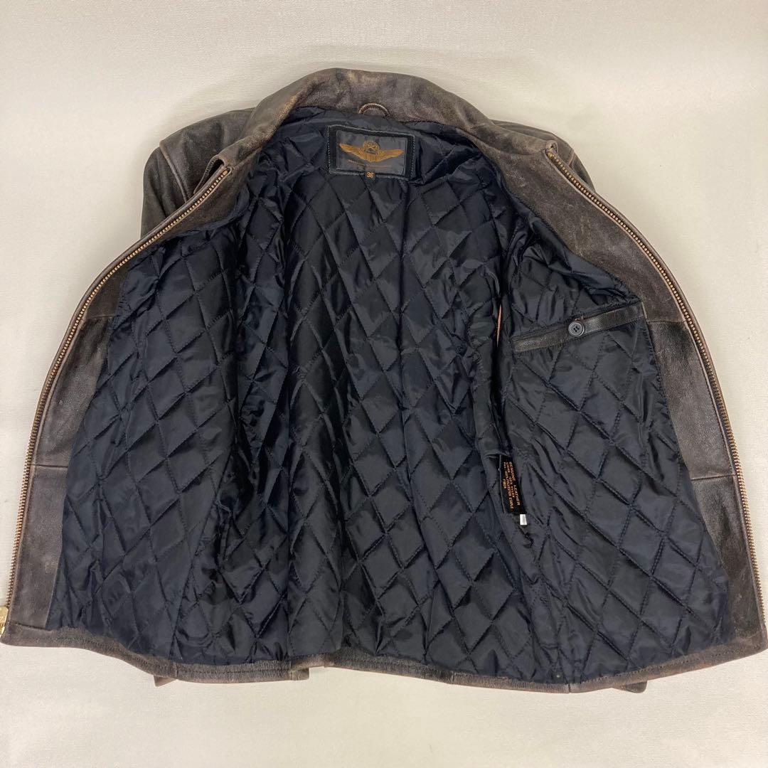 美品✨Morgan Productions レザートラッカージャケット 中田商店