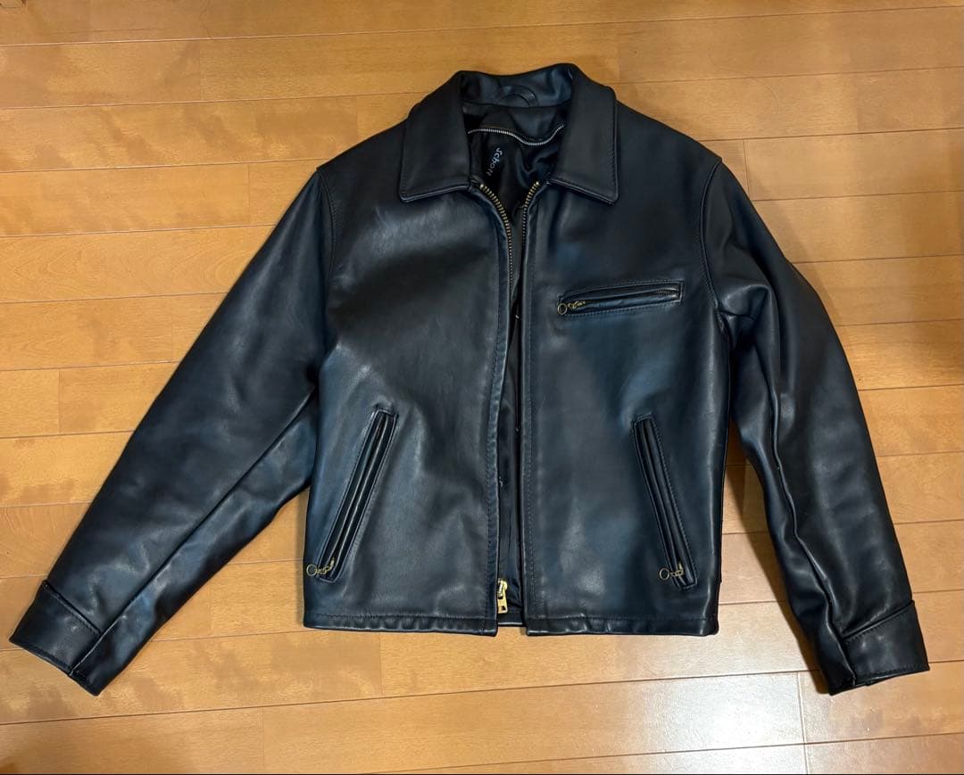美品 mide in US Schott 642ライダース ジャケット 36 ☆Schott シングルライダース 642 トラッカージャケット 36 USA - メルカリ