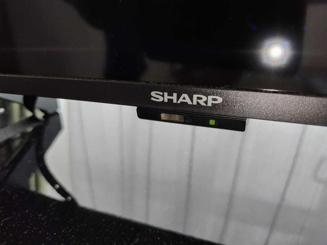 な*～様 大型画面55インチ、SHARP テレビ台 チューナー設定中 AQUOS 4K CH1ライン | テレビ：シャープ