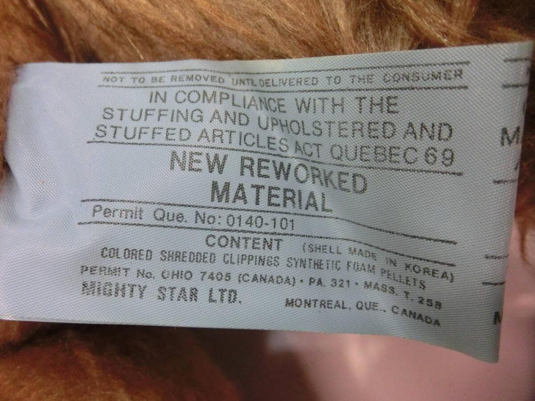 ルーニーテューンズ◆ワイリー・コヨーテ 1971年 特大ぬいぐるみ 77㎝