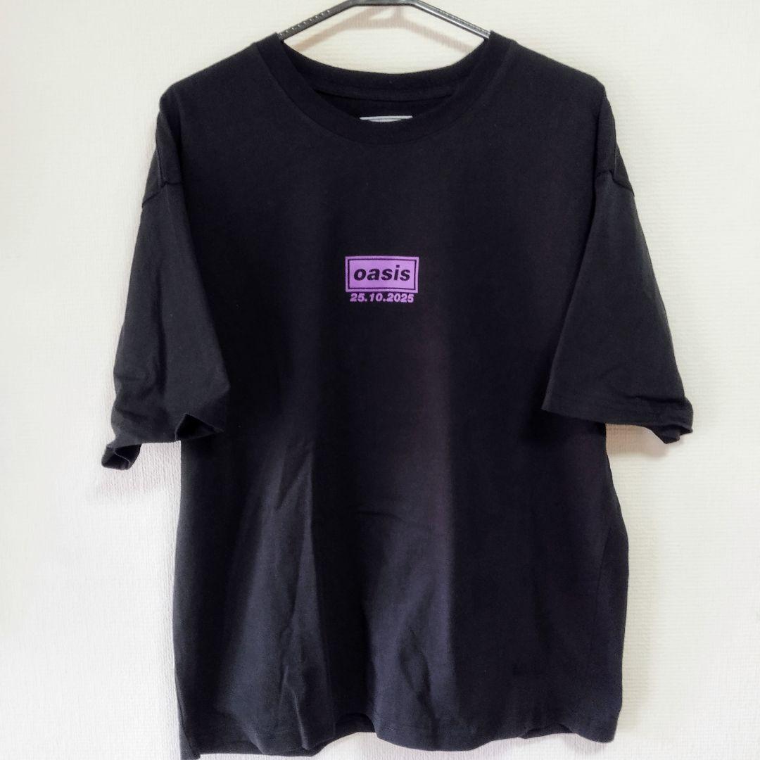 新品　oasis ライブ　Tシャツ Lサイズ ブラック　限定ショッパー付き