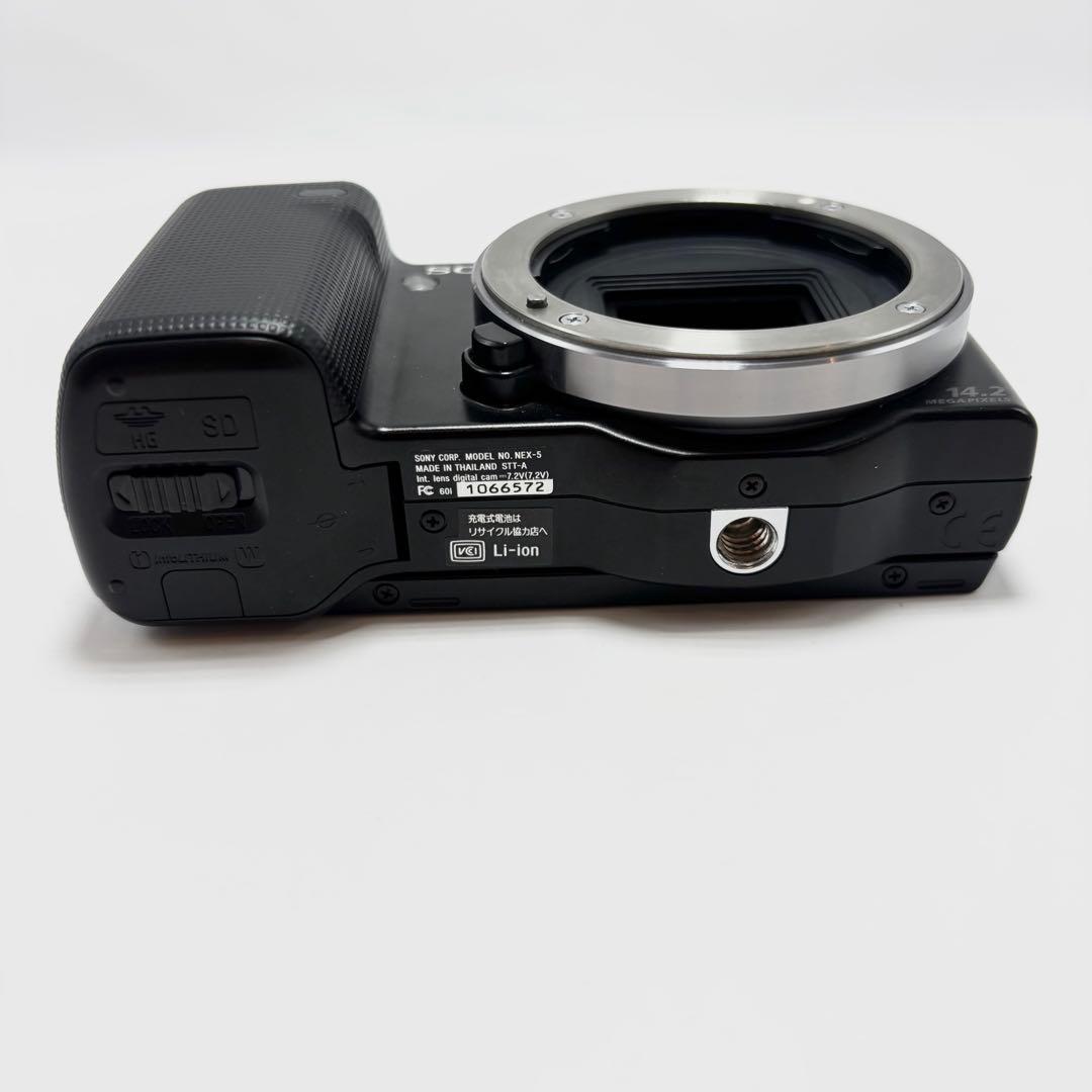 美品】SONY α NEX-5 ブラック レンズキット ミラーレス一眼 - メルカリ