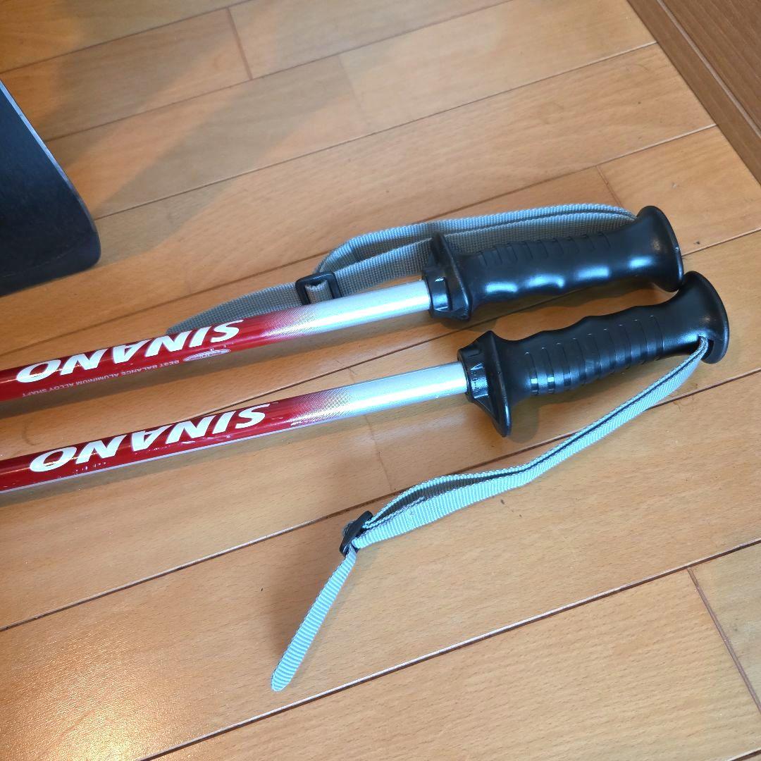 美品♡メンズVÖLKLカービングスキーMARKERビンデSINANOポールセット