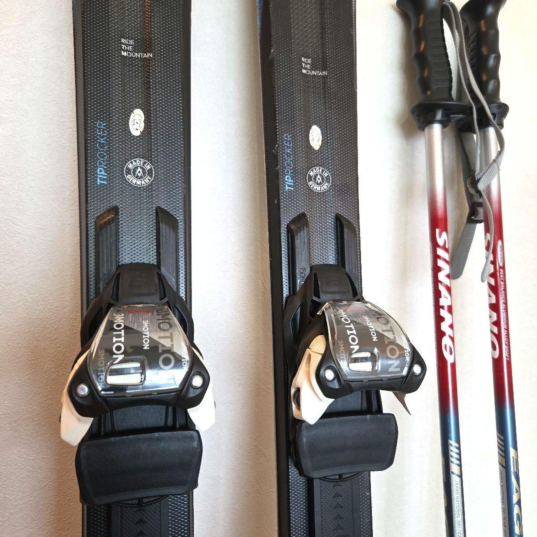 美品♡メンズVÖLKLカービングスキーMARKERビンデSINANOポールセット