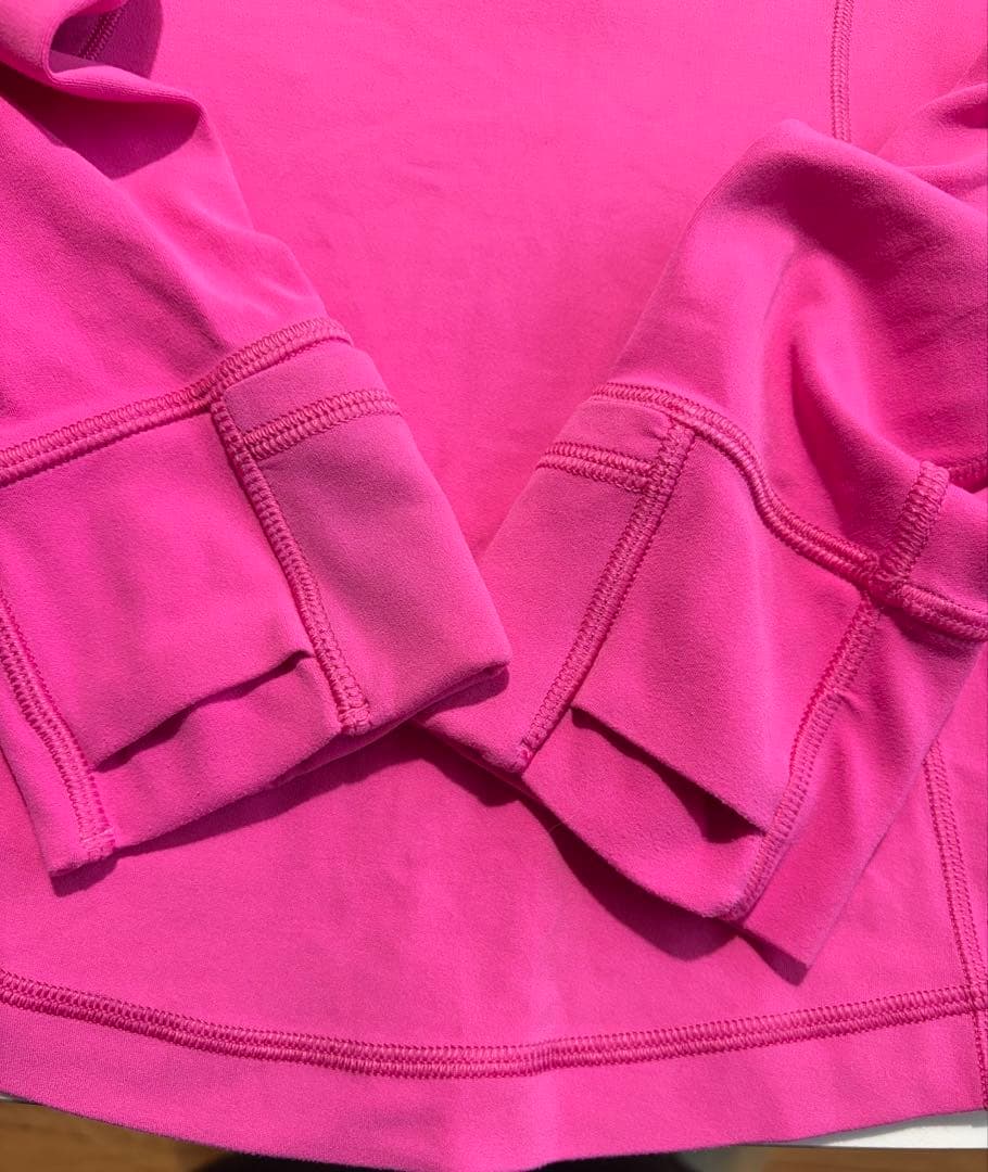 美品】ルルレモン フーディー difineジャケット ピンク サイズ8 - メルカリ